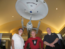 Enterprise flyover of Solar Guard Cadets