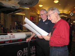 Nacelle plans review by Academy Cadets